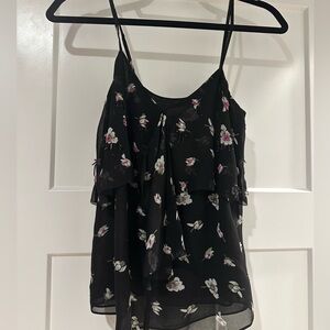 Rebecca Taylor Floral Blouse. Size 0. Beaded detail